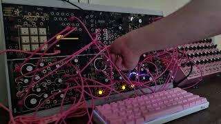 playful brainslime (Teletype, Cš-L, àradh, Lúbadh, arbhar, tágh, i2c2midi, pulsar 23)