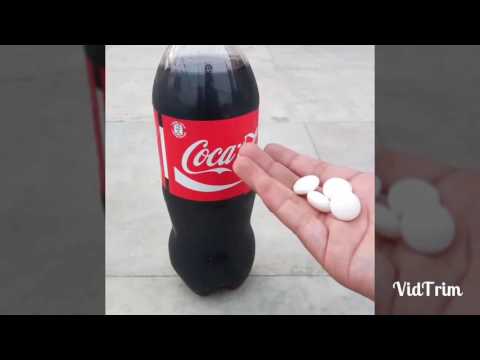 What will happen if we put mentos in coke?
