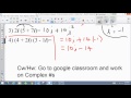 Complex Numbers Quiz