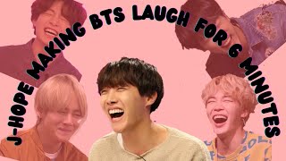 J-hope making bts laugh for 6 minutes straight