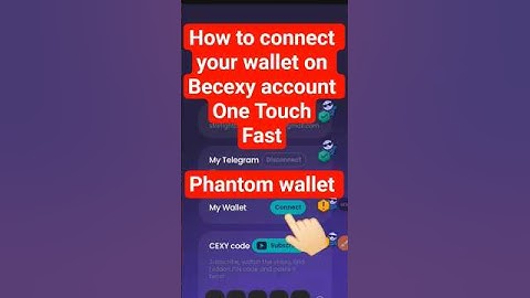 CONNECT YOUR BECEXY WALLET FAST || PHANTOM WALLET