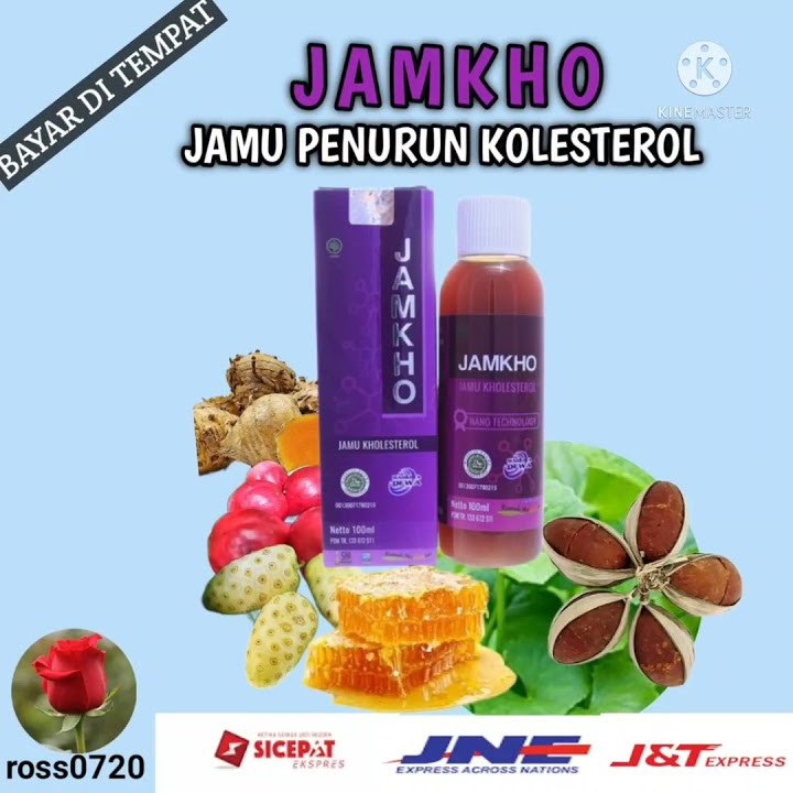 Jamkho Obat Kolesterol Asli Asam Urat Darah Tinggi Asli Ampuh Herbal Jamko 100 ml Original Cepat