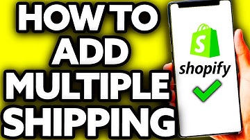 How To Add Multiple Shipping Options on Shopify [BEST Way!]