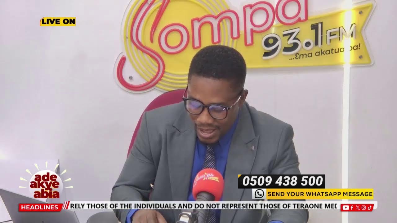 STREAM 2|| ADE AKYE ABIA WITH NANA KWAME NKWANTABISA ON SOMPA 93.1FM/TV || 09/03/26