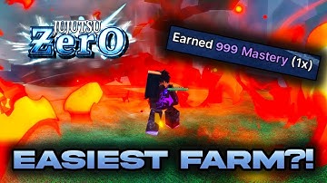 EASILY Farm MAX Cursed Technique Mastery In 10 MINUTES?! | Jujutsu: Zero