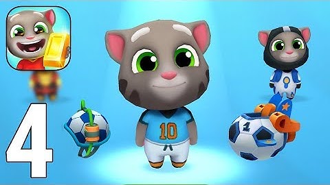 Talking Tom Gold Run Gameplay Walkthrough Part 4 - Football Tom [iOS/Android Games]