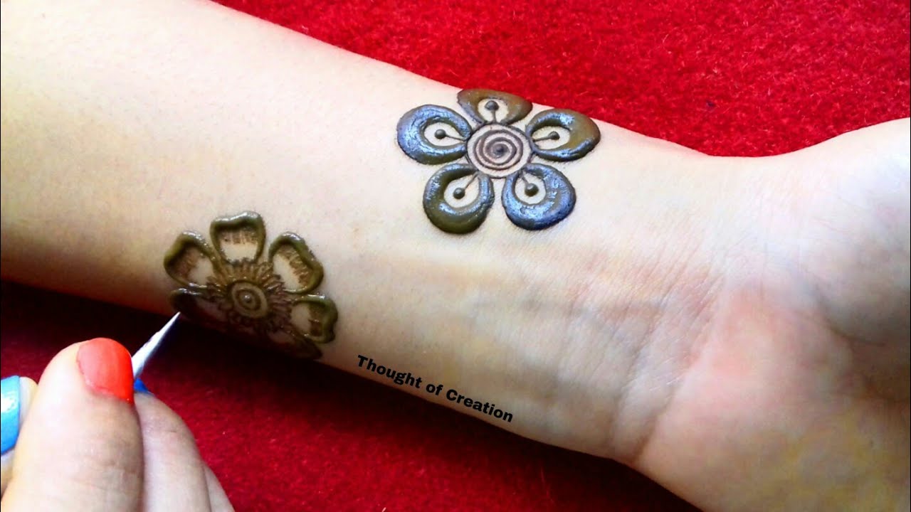 Stylish Floral Mehndi Design For Front Hand Thought Of Creation