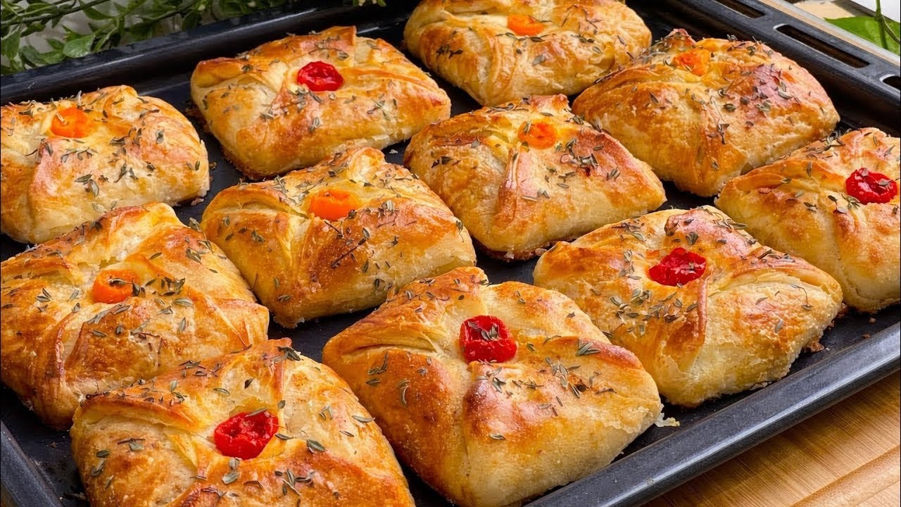 بدون ختمار حضريهم دفعة واحدة⁉️مسمن معمر فالفرن مقرمش بعجين سحري❗️وحشوة خطيرة متشبعوش منها