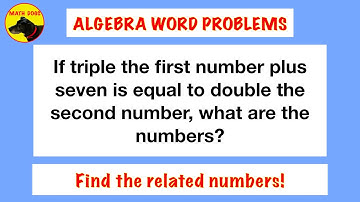 Algebra Word Problems (Define Variable & Write Equation)