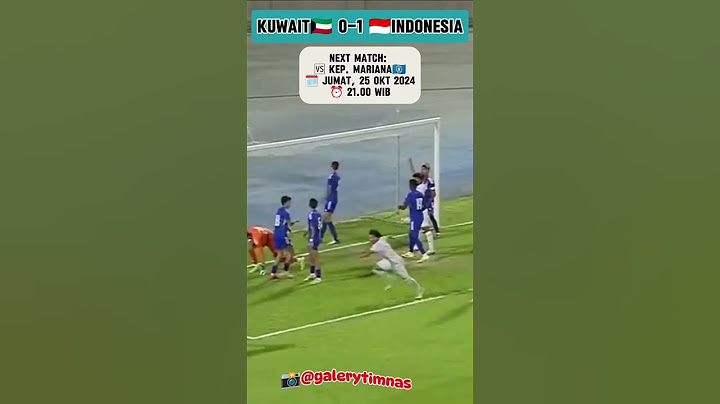 FULL HIGHLIGHT GOL! KUWAIT (0) VS (1) INDONESIA | AFC U17 ASIAN CUP QUALIFIERS