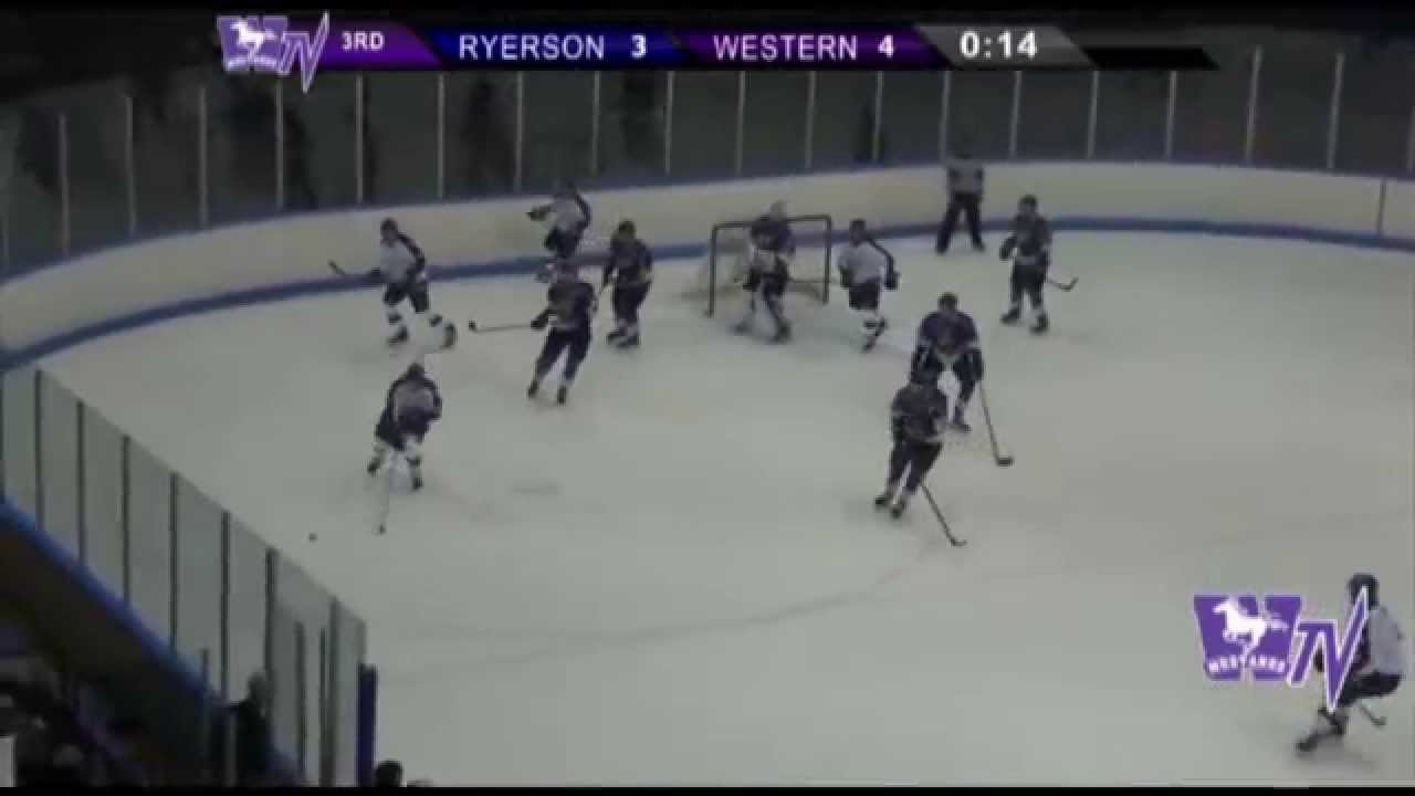 Ryerson Rams @ Western Mustangs OUA Men's Hockey - YouTube