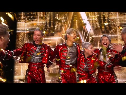 Japanese Dance Group CyberAgent Legit Steal the Show as Simon Slaps GOLDEN BUZZER