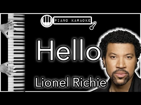 Hello - Lionel Richie - Piano Karaoke Instrumental