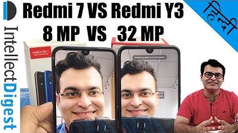 Redmi Y3 VS Redmi 7 Comparison In Hindi- 32 MP VS 8 MP Selfie Camera