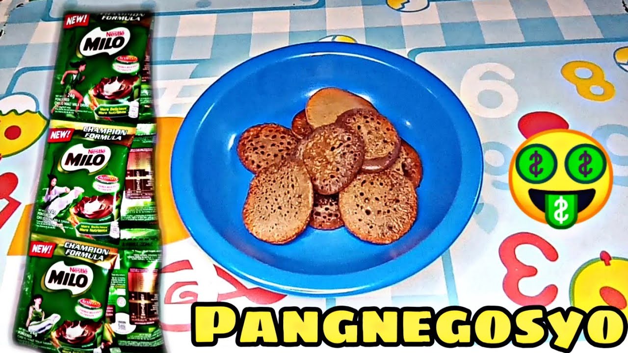 Mini milo hotcake recipe | Pangnegosyo | how to make milo hotcake 