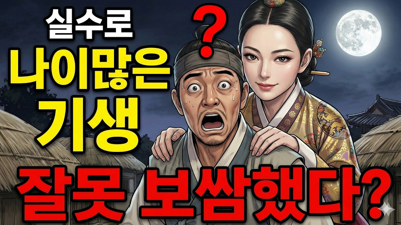 청상과부인줄 알았는데 나이많은 기생을 보쌈해온 노총각 머슴 야담|만담|전설|옛날이야기|사연