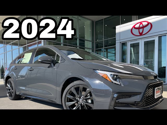 2024 TOYOTA COROLLA HYBRID SE in Underground  What's new? Inside and  Outside walk around 