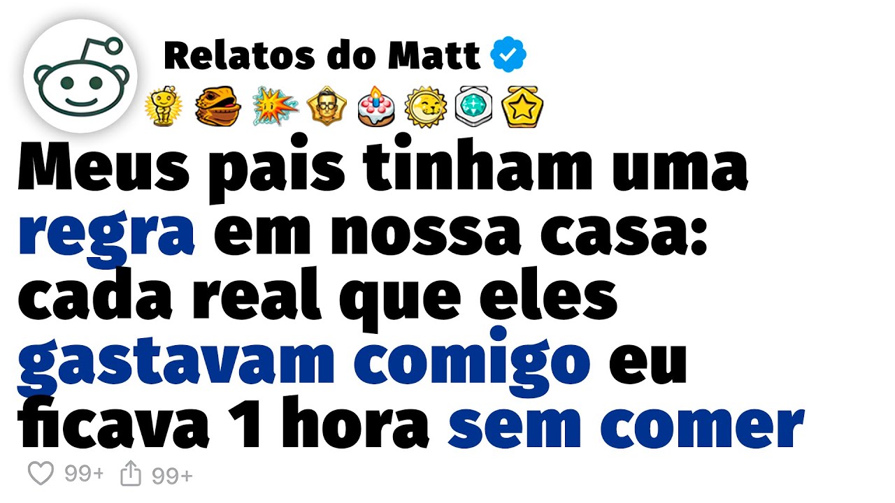 Meus pais tinham uma REGRA em nossa casa