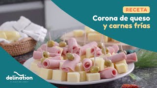 CORONA DE QUESOS Y CARNES FRÍAS?? l RECETAS FÁCILES - YouTube