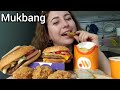 БУРГЕРЫ КРЕВЕТКИ КУРИНЫЕ НОЖКИ СОУС МУКБАНГ | АСМР MUKBANG ASMR 먹방 eatingshow