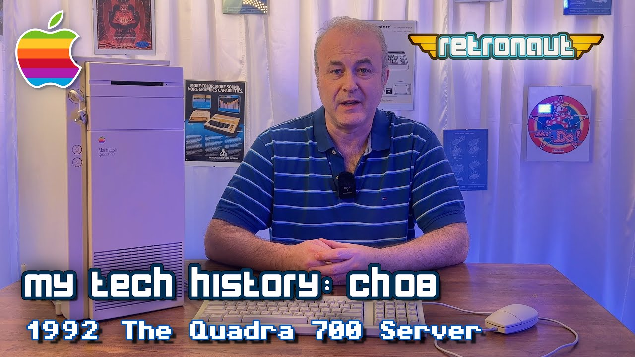 My Tech History CH08: 1992 - The Apple Quadra 700 Server - YouTube