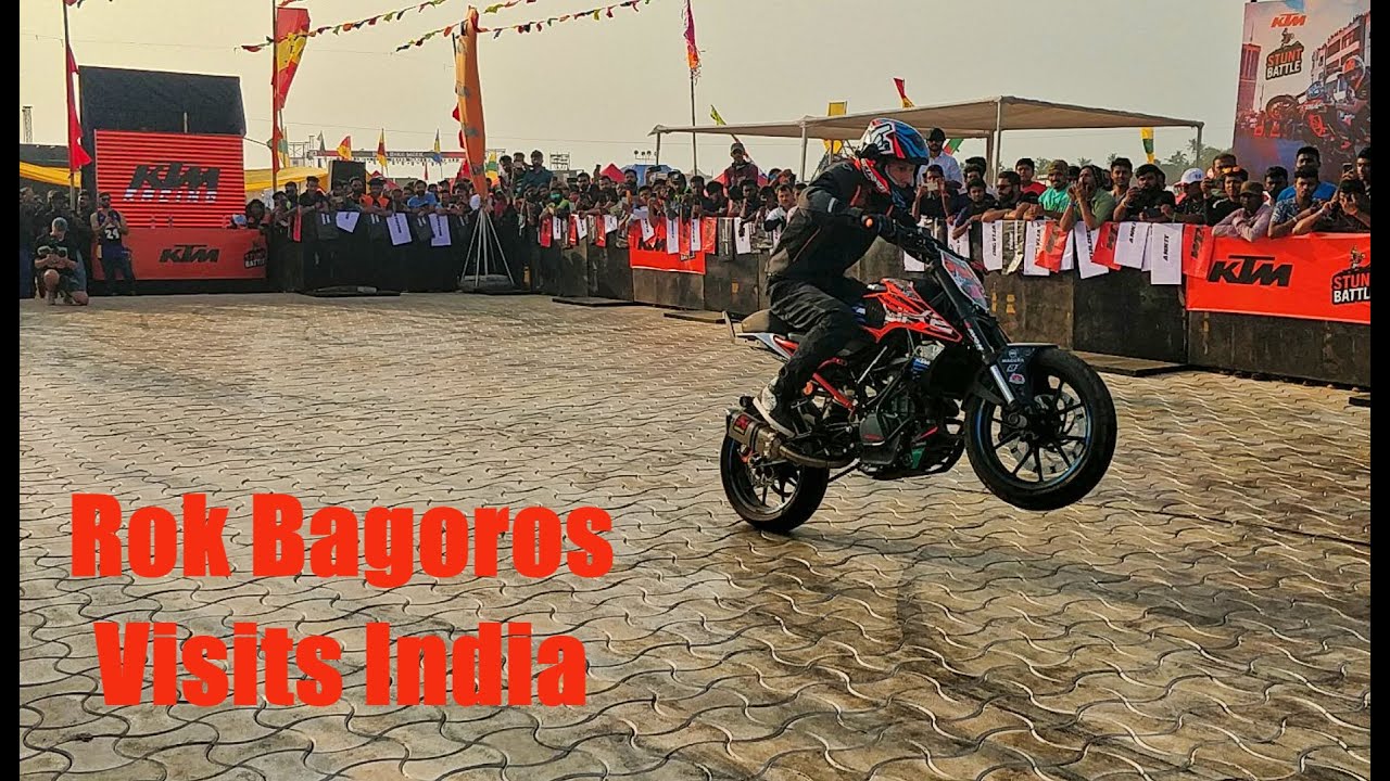 Rok Bagoros KTM stunt rider Visits India at IBW 2019