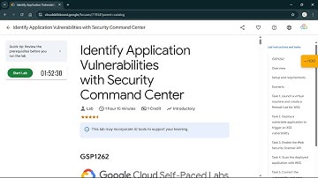 Identify Application Vulnerabilities with Security Command Center | #qwiklabs | #coursera #CLI