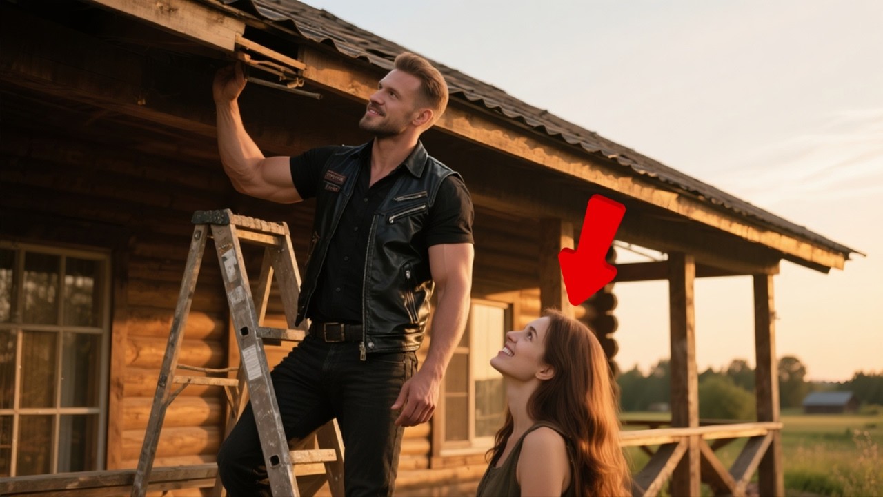 Mocked for Wanting Love, She Met a Biker Fixing Her Roof — What Happened Next Changed Everything