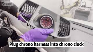 2014-2021 Porsche Macan No Coding Required Stopwatch Chrono Clock kit by Strutdale Engineering screenshot 3