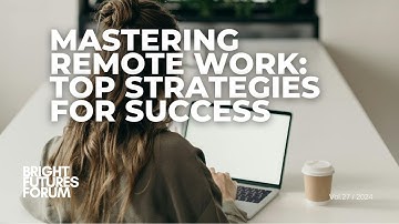 Mastering REMOTE WORK: Top STRATEGIES for SUCCESS
