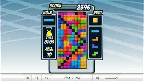 Tetris Friends - Secret Grade in 52 seconds