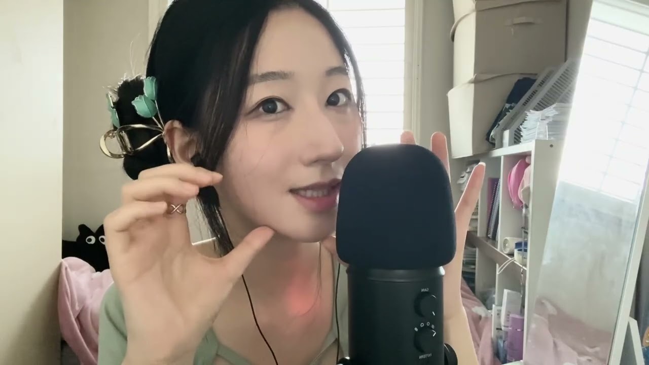 ASMR 단어반복하면서 마이크터칭 trigger words & mic touching