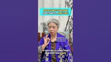 Never Change Your Name More Than 3x; Here’s Why