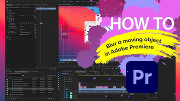How to blur moving objects in Adobe® Premiere® Pro using Gaussian Blur Effect // Real life example