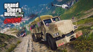 ¡RETO! SUBIR CAMIÓN MILITAR CON 5 ESTRELLAS AL CHILIAD! GTA V ONLINE CON AMIGOS