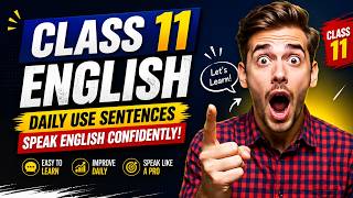 👉 Class 11 English 🔥 Daily Use Sentences | Speak English Confidently in Urdu