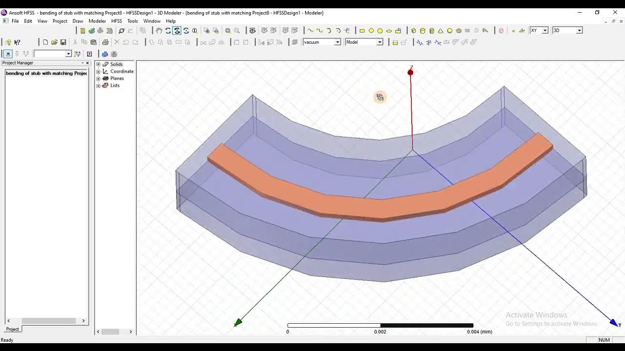 bending of coaxial cable in hfss and optimization and results in hfss for 4G YouTube
