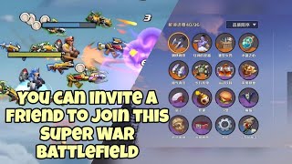 Metal Slug Awakening Test Server CN  You can invite a friend to join this Super War Battlefield