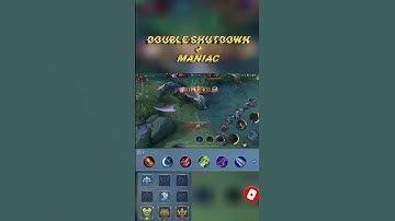 CLINT INTENSE 2X SHUTDOWN+MANIAC | MOBILE LEGENDS #shorts #shortsvideo #mobilelegends