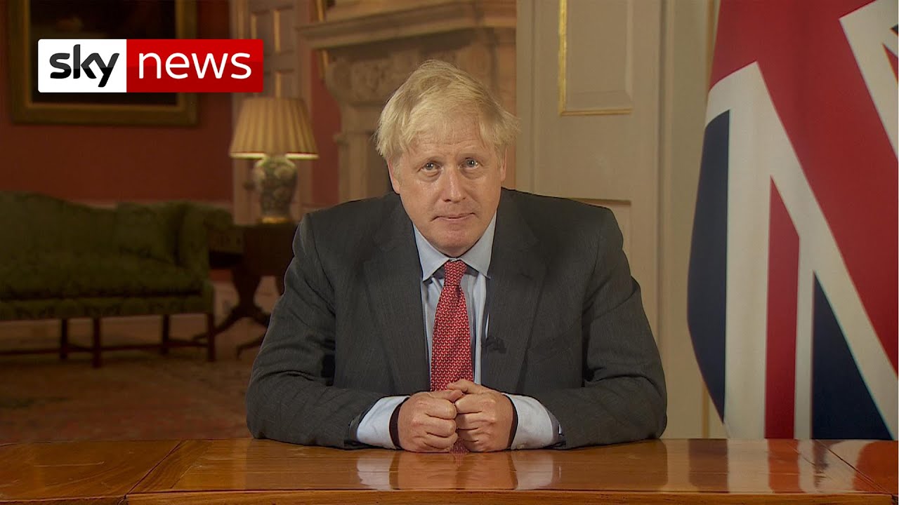 Film backdrop image for In full: Boris Johnson's coronavirus address to the nation (2020)