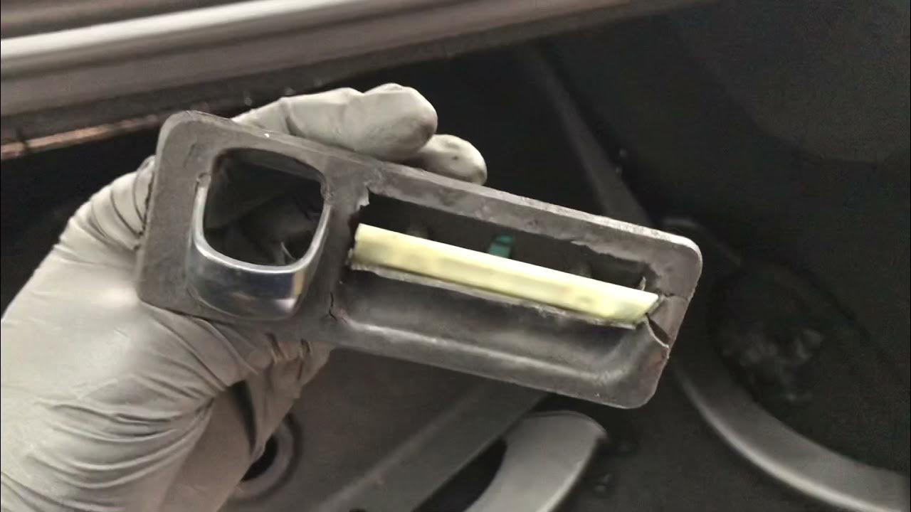 Replacing the trunk release button - YouTube