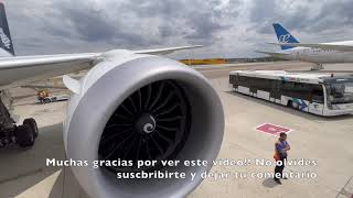 Reporte de vuelo AeroMexico Ciudad de México-Madrid