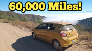 2024 Mitsubishi Mirage 60,000 mile review.. (RIP)