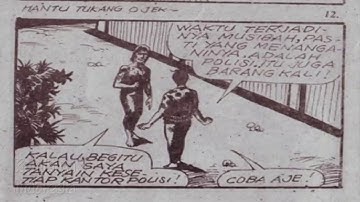 KOMIK DUBBING PETRUK GARENG 03 - HANTU TUKANG OJEK -  KARYA TATANG SUHENRA TAHUN 90 AN