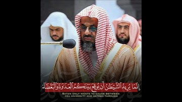 تلاوة إبداعية تأخدك لعالم آخر للشيخ سعود الشريم من سورة المائدة 🌿😴🤍 #سعود_الشريم