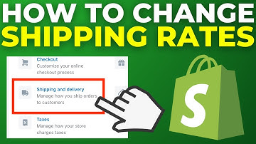How To Change Shipping Rates In Shopify (2025)
