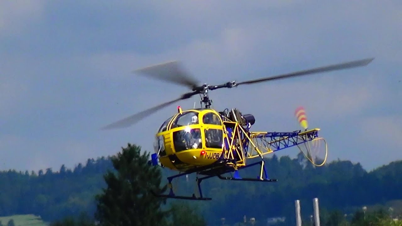 Giant ETI 2000 LAMA Alouette SA315B Scale electric Helicopter 24S