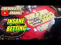  live roulette  insane betting  in fantastic las vegas casino  mega session  20230928