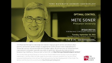 Mete Soner - Optimal Control
