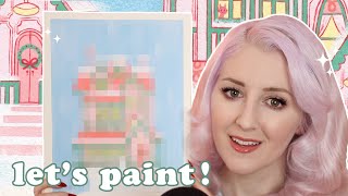 Let's Paint - Pastel Winter Holiday Dream Home (ASMR soft spoken) screenshot 5